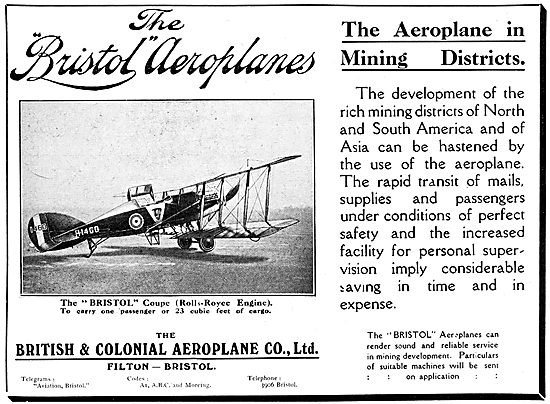 British & Colonial Aeroplane Co - Bristol Coupe                  