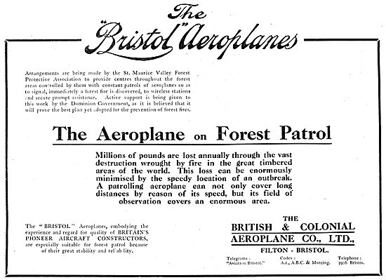 British & Colonial Aeroplane Co - Bristol                        