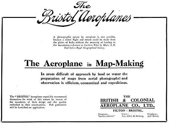 British & Colonial Aeroplane Co - Bristol                        