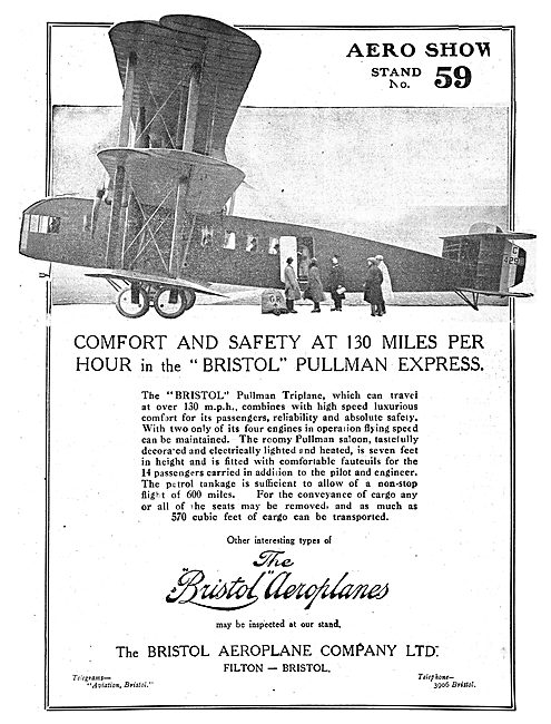 The Bristol Pullman Express Aeroplane                            