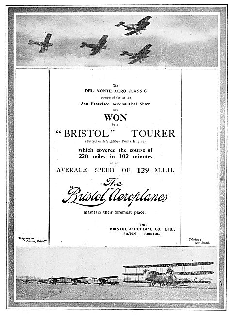 Bristol Tourer - Del Monte Aero Classic                          