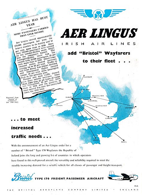 Bristol Wayfarer - Aer Lingus                                    