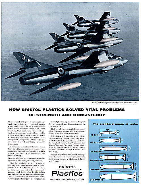 Bristol Aircraft Plastics - Drop Tanks                           