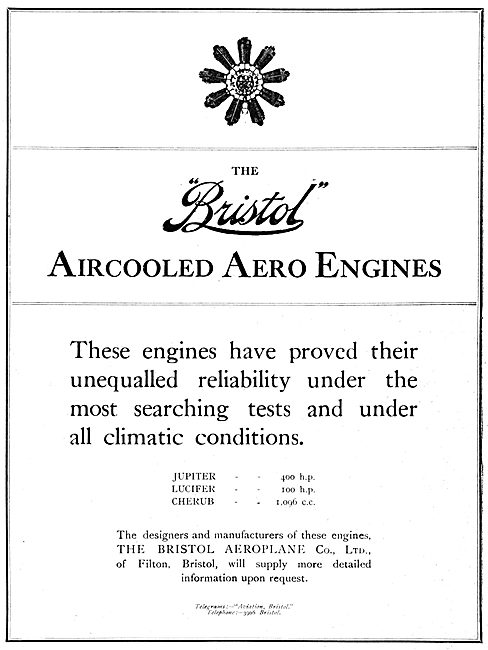 Bristol Aircooled Aero Engines                                   