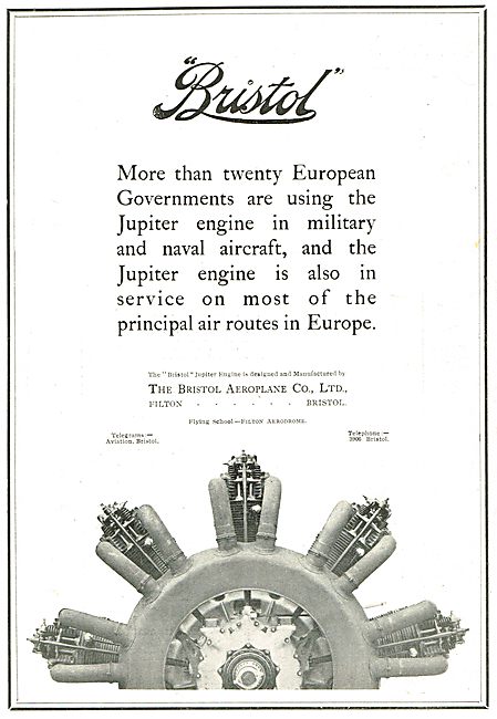 More Than 20 European Governments Are Using The Bristol Jupiter  