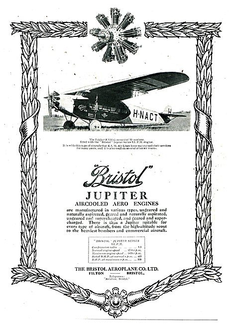 Bristol Jupiter - Fokker F.VIII                                  