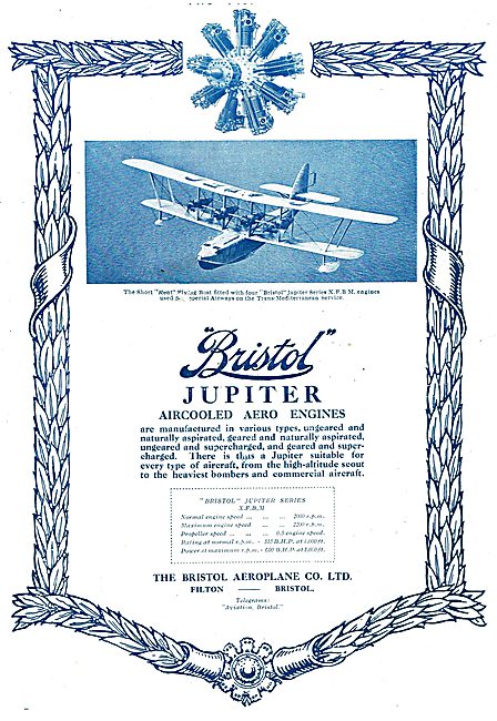 Bristol Jupiter - Short Kent Flying Boat                         