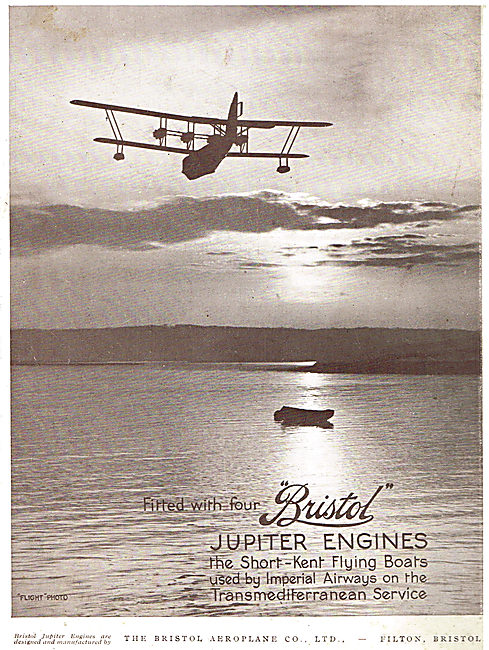 Bristol Jupiter - Short Kent Flying Boat                         