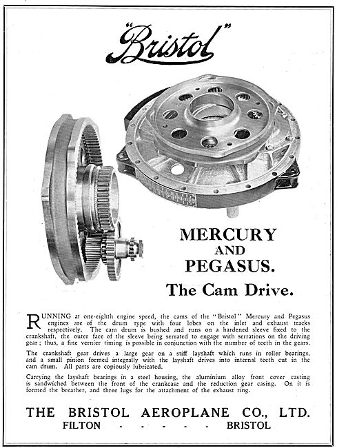 Bristol Mercury & Pegasus Aero Engine Cam Drive                  