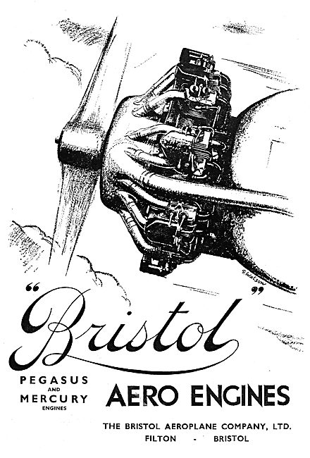Bristol Pegasus And Mercury Radial Aero Engines                  