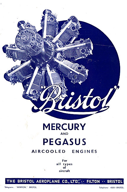 Bristol Mercury & Pegasus Aero Engines                           