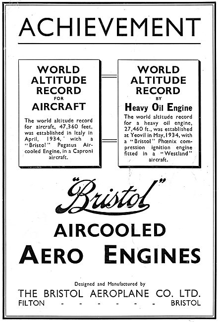 Bristol Phoenix Compression Ignition  Aero Engine                