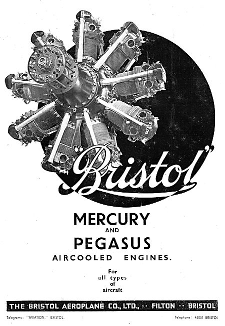 Bristol Pegasus & Mercury Aircooled Aero Engines                 