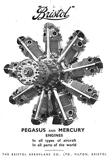 Bristol Pegasus & Mercury Aero Engines                           