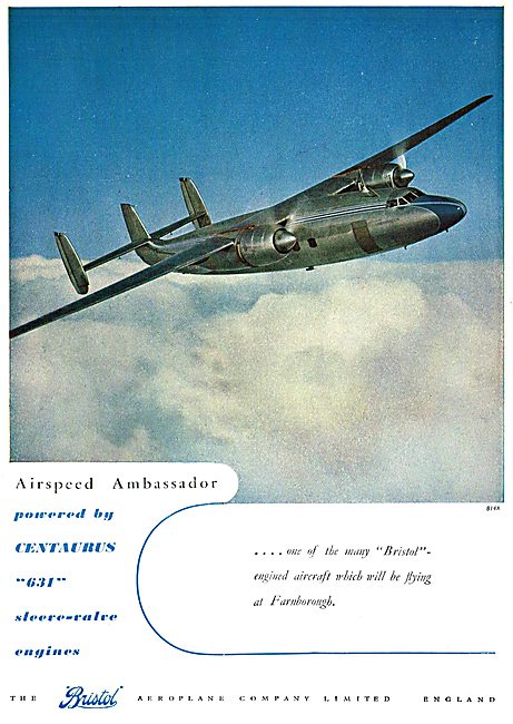 Bristol Centaurus 631 Airspeed Ambassador                        
