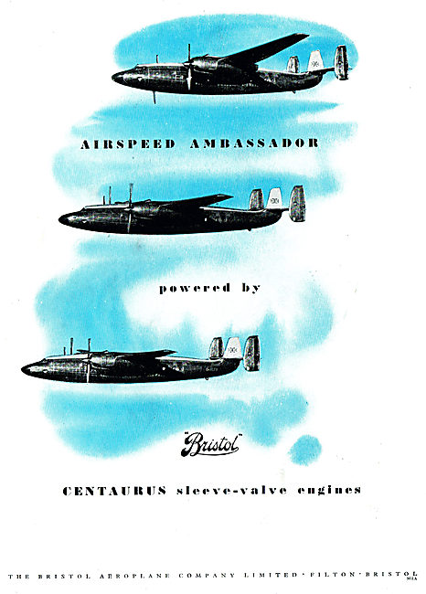 Bristol Centaurus - Airspeed Ambassador                          