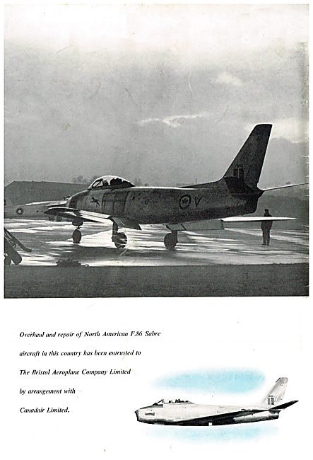 The Bristol Aeroplane Company - Canadair F.86 Overhaul UK        