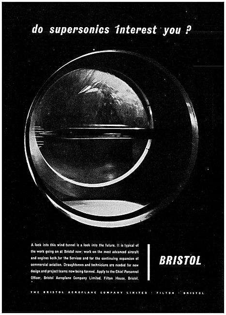  Bristol Aeroplane Company Engineering Recruitment 1956          