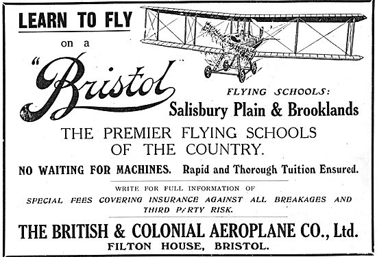 Bristol Flying Schools - Salisbury Plain & Brooklands            