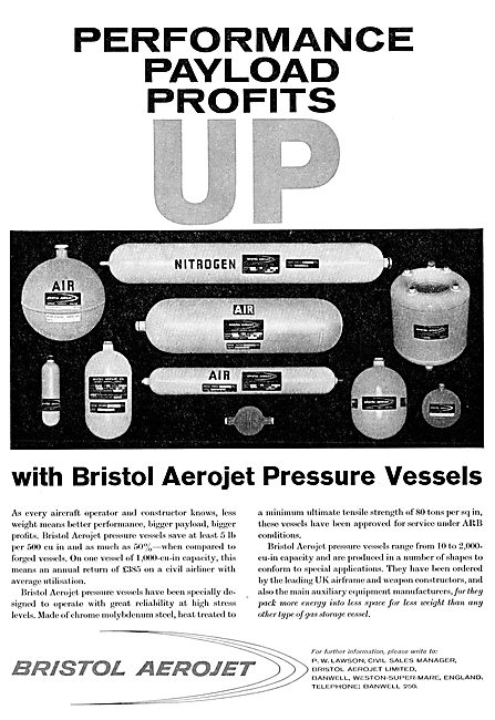 Bristol Aerojet Pressure Vessels For The Aircraft Industry       