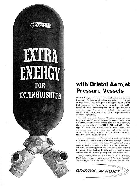Bristol Aerojet Pressure Vessels For The Aircraft Industry       