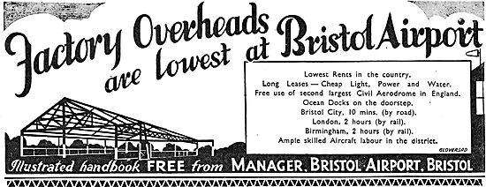 Factory Overheads Are Lowest At Bristol Airport                  