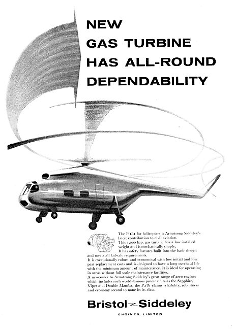 Bristol Siddeley Gas Turbines For Helicopters - P.181            