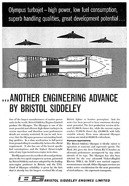 Bristol Siddeley Olympus Turbojet                                