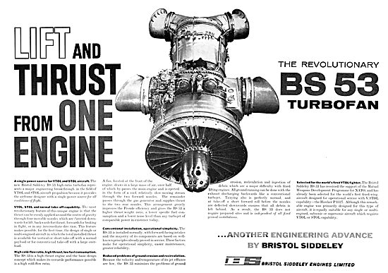 Bristol Siddeley BS53 Turbofan                                   