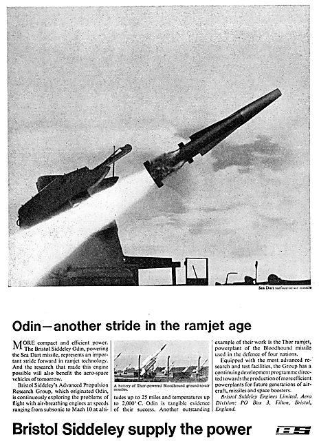Bristol Siddeley Odin Ramjet                                     