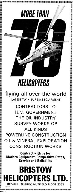 More Than 70 Bristow Helicopters Are Flying All Over The World.  