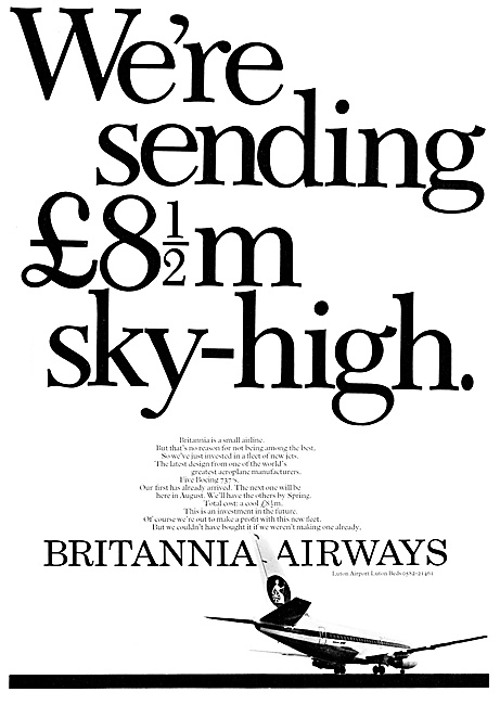 Britannia Airways 1968                                           