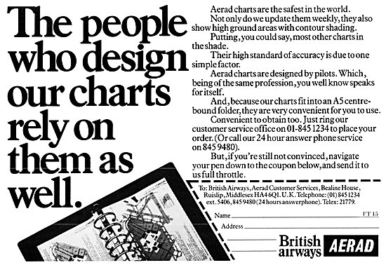 British  Airways Aerad Charts                                    