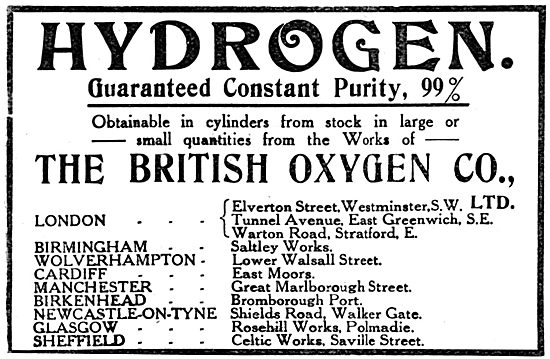 The British Oxygen Co - Hydrogen                                 