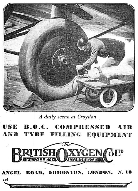 British Oxygen Compressed Air Equipment                          