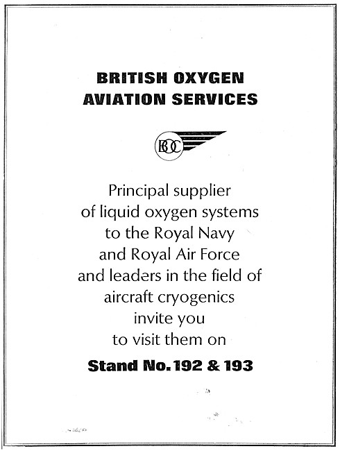  British Oxygen Aviation Services                                