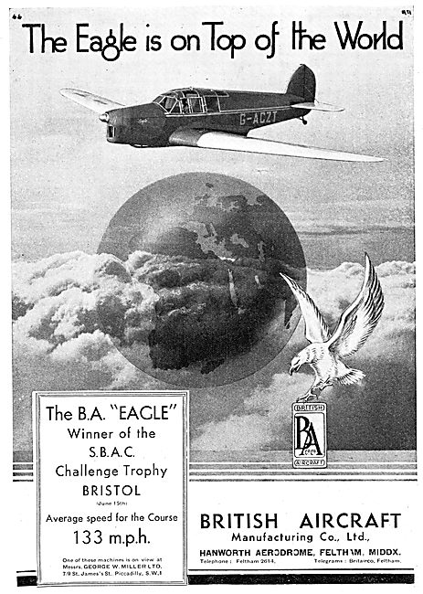 British Aircraft  B.A. Eagle                                     