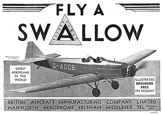 British Aircraft  B.A.Swallow G-ADDB                             