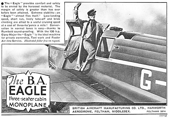British Aircraft  B.A..Eagle                                     