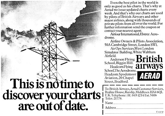 British Airways Aerad Charts                                     