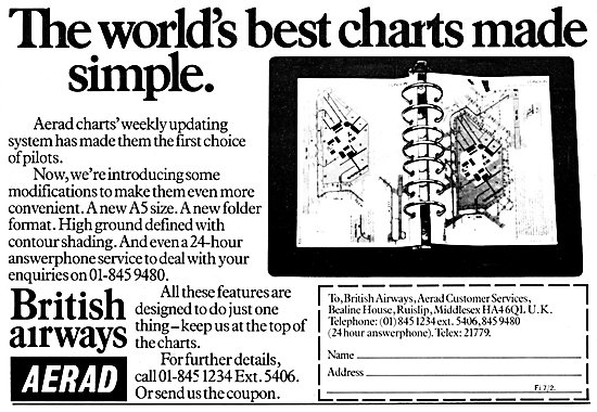 British Airways  Aerad Charts                                    