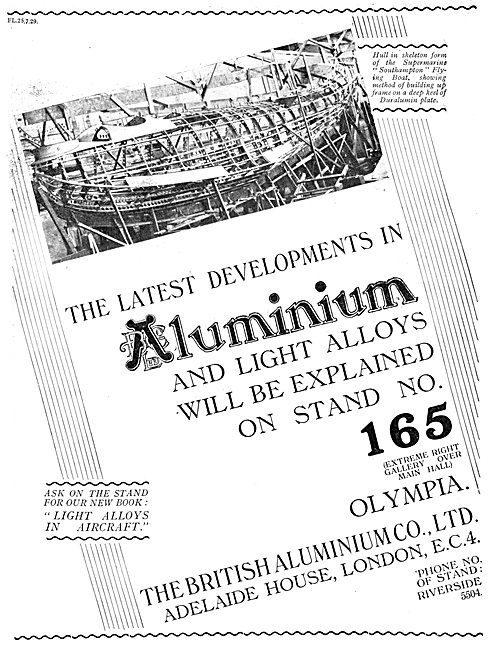 British Aluminium 1929                                           