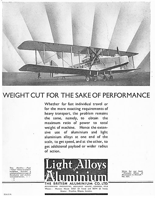 British Aluminium - Weight Saving Metals For Aircraft            