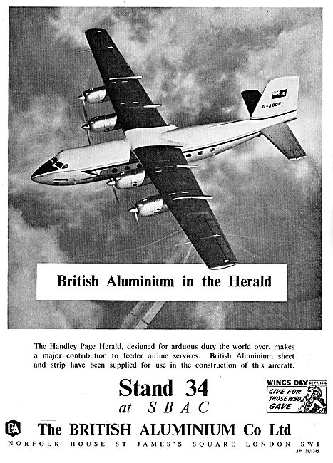 British Aluminium Strip For The Handley Page Herald              