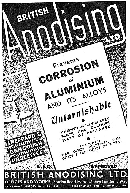 British Anodising - Sheppard & Bengough Process                  