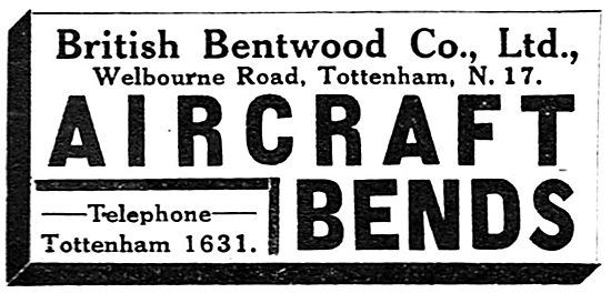 British Bentwood Company. Aircraft Bends                         