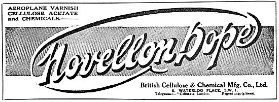 British Cellulose Novellon Dope                                  