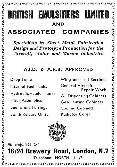 British Emulsifiers - Sheet Metal Fabrications & Prototyping     