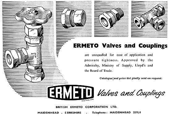 British Ermeto Valves & Couplings                                