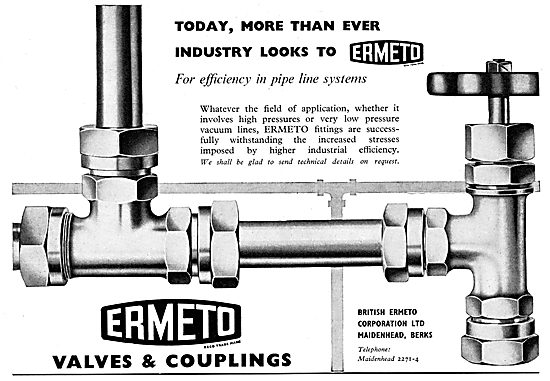 British Ermeto Valves & Couplings                                